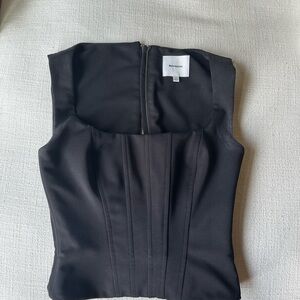 Reformation corset, Xs, black